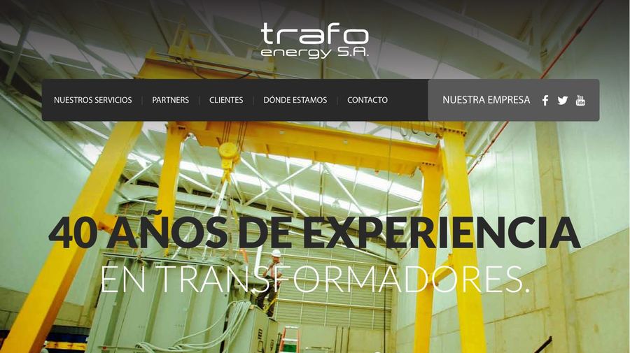 Trafo Energy website