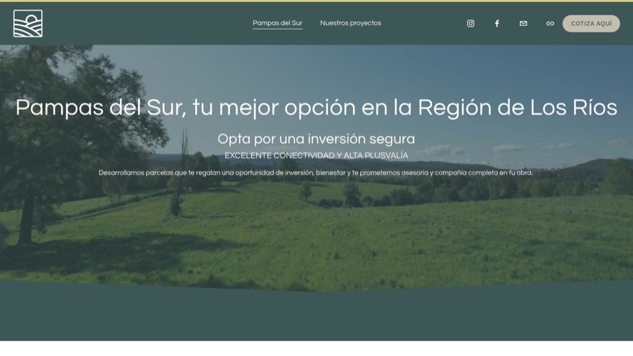 Pampas del Sur website